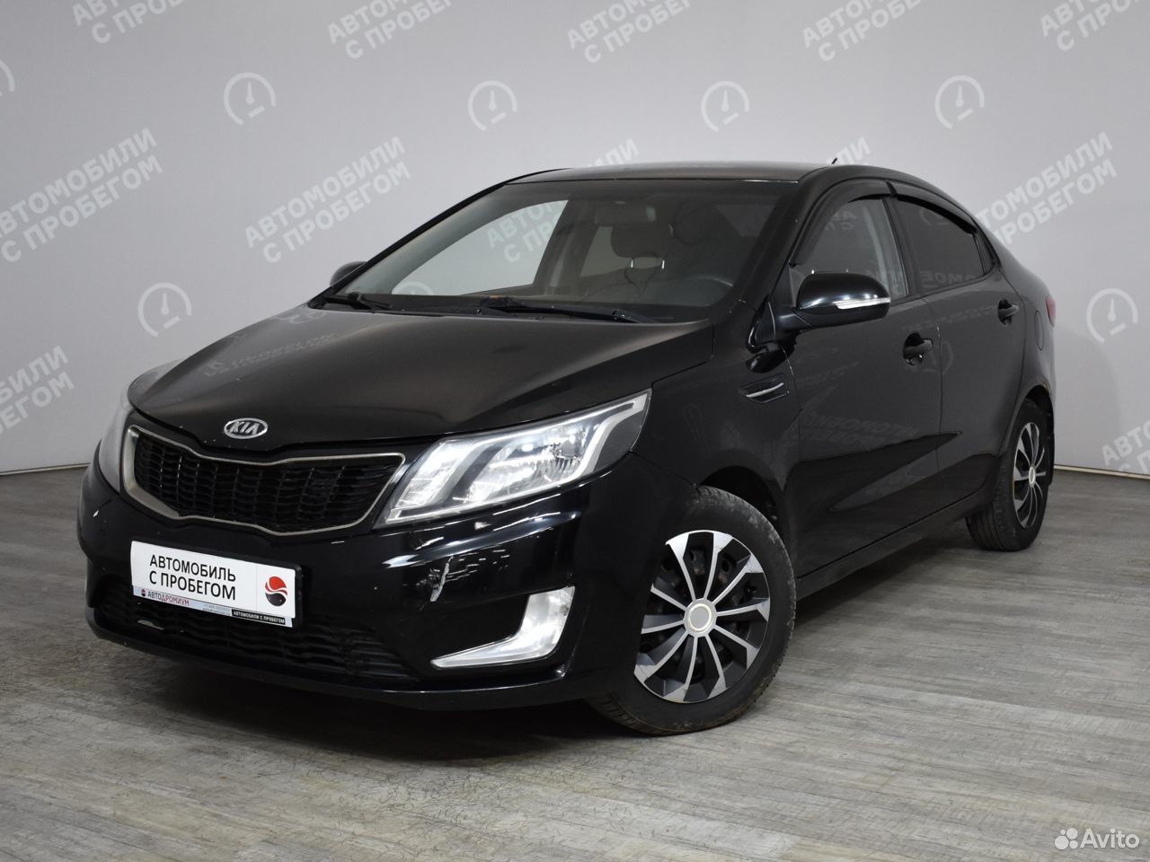 Kia Rio 2012 седан черный