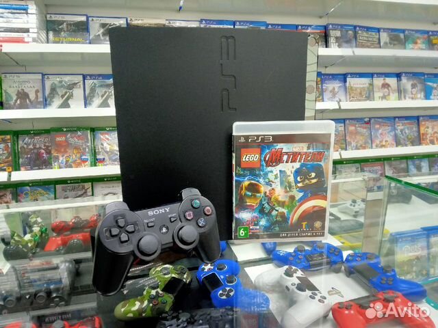 Sony PlayStation 3 Slim 160GB + игра Lego Мстители