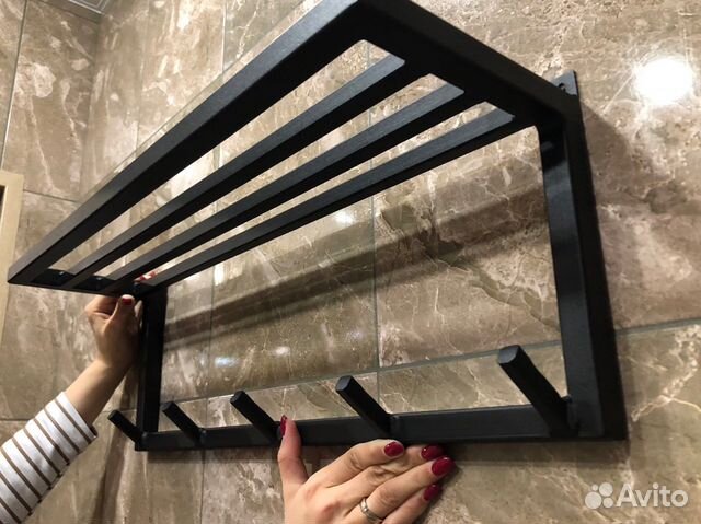 Вешалка настенная лофт