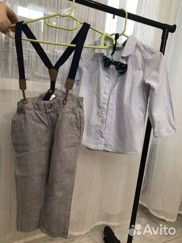 Рубашка и штаны h&m 86 размер
