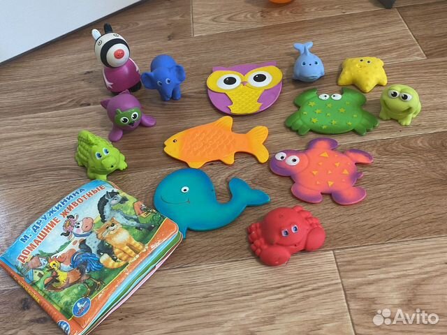 Игрушки для ванной пакетом