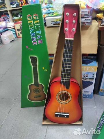 Гитара детская новая
