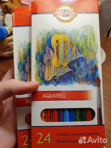 Карандаши Фабер Кастелл 24 штуки 2 пачки