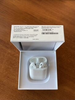 Наушники Apple AirPods w/Wireless Charg.Case mrxj2