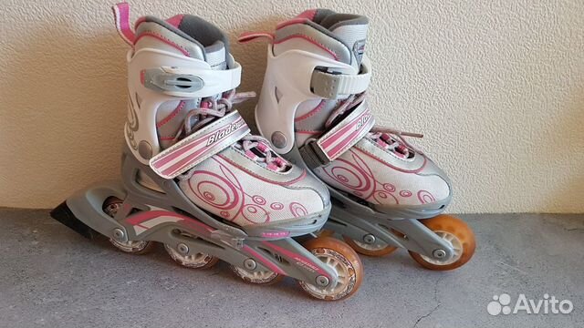 Раздвижные роликовые коньки размер 28-32 Италия