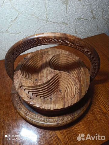 Конфетница раскладная (нат.дерево)