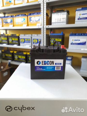 Аккумулятор 60Ah Edcon (Varta) 510A D23L азия Чехи