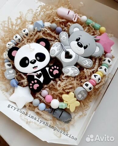 Держатель для соски,грызунки,браслеты