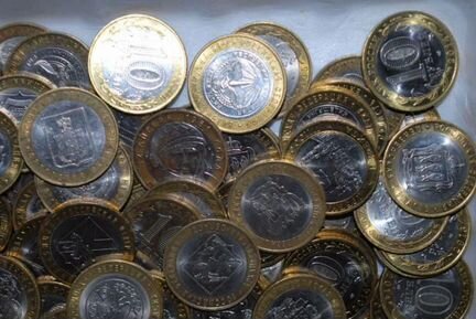 Набор монет биметалл