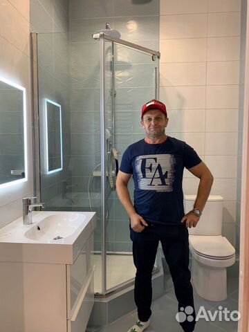 Ванные комнаты, Керамогранит, квартиры под ключ