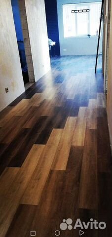 Укладка Кварцвинила. Монтаж плинтуса мдф