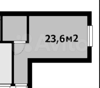 Квартира-студия, 23,6 м², 2/17 эт.