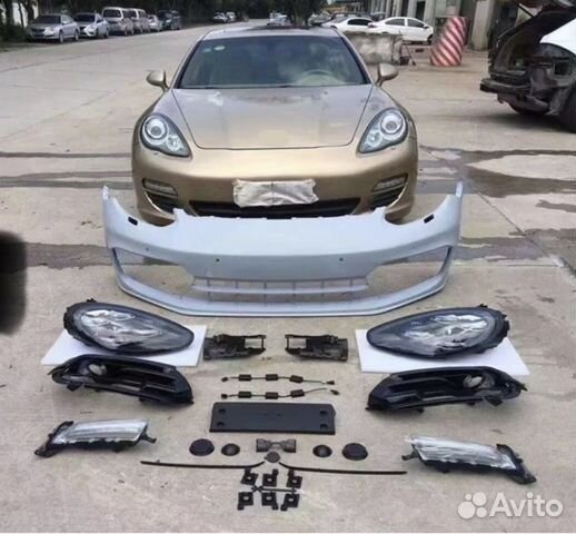 Бампер передний panamera 970