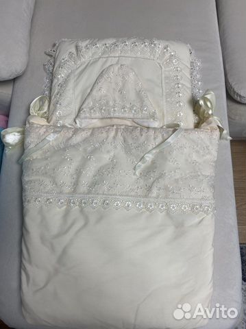 Набор на выписку (конверт, одеяло, черчик)