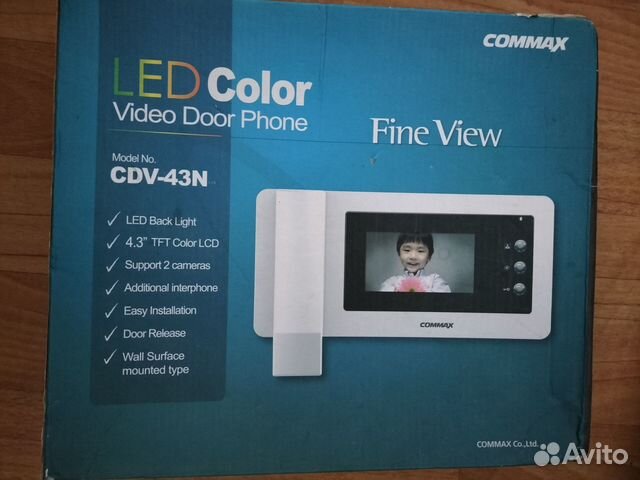 Видеодомофон commax и купольная видеокамера
