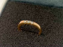 Золотое кольцо с бриллиантами 3,05 гр 18р (Ч 18060