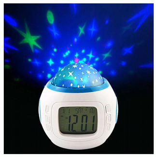 Музыкальный будильник проектор Звездное небо