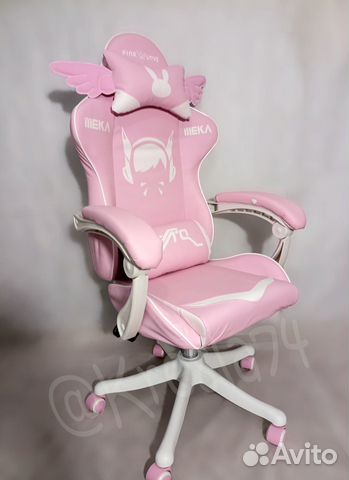Геймерское кресло Pink Love. Новое