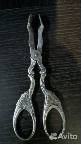 Щипцы для сахара серебрение 19 век