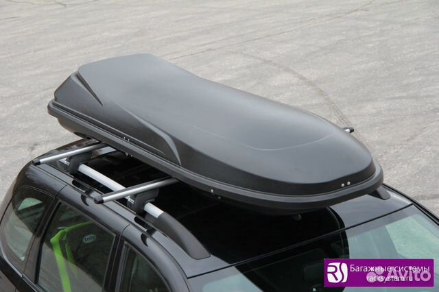 Автобокс на крышу Cosmo черный