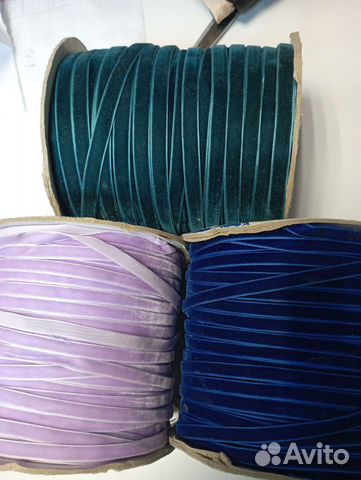 Декоративная тесьма бархатная для рукоделия