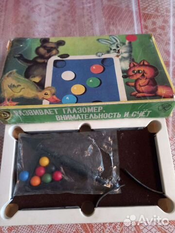 Настольный детский бильярд СССР