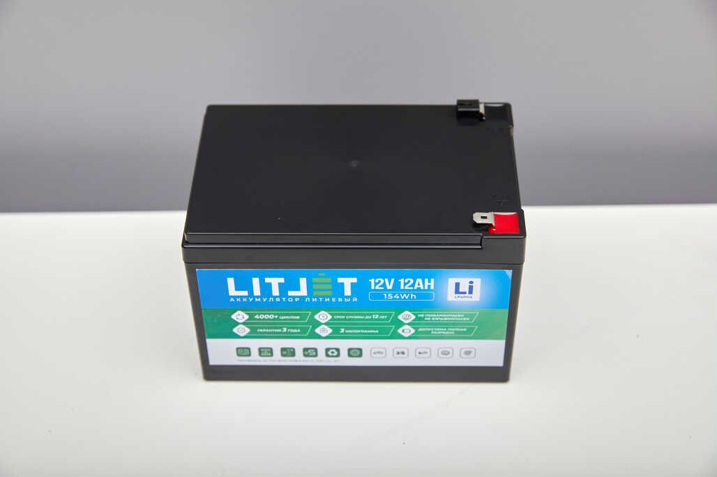 Тяговый 12v. Litjet 12 100ah машины