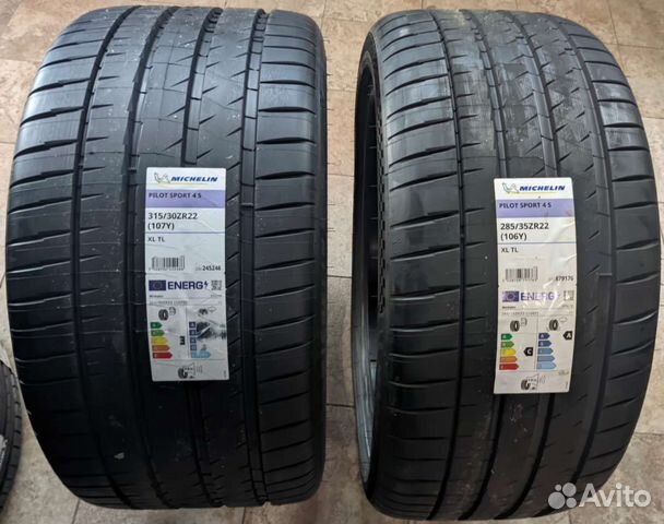 Michelin Pilot Sport 4 S 285/35 R22 и 315/30 R22