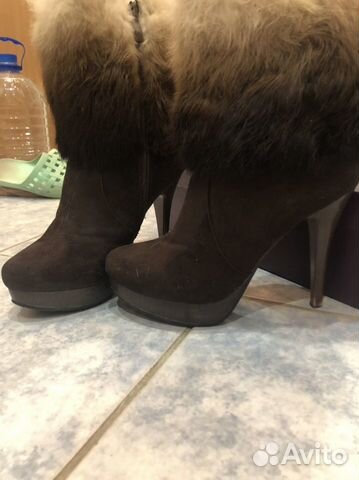 Ботильоны зимние женские 37