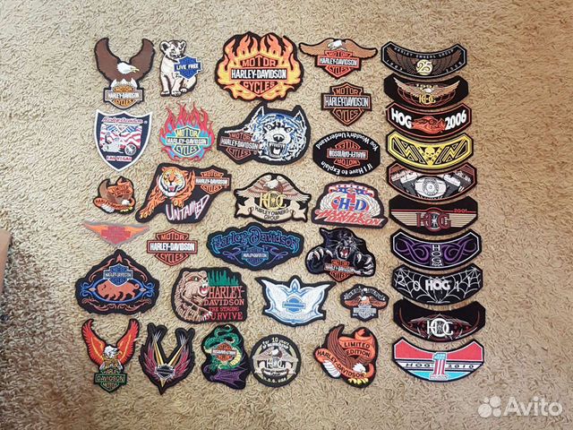 Продам коллекцию нашивок Harley Davidson