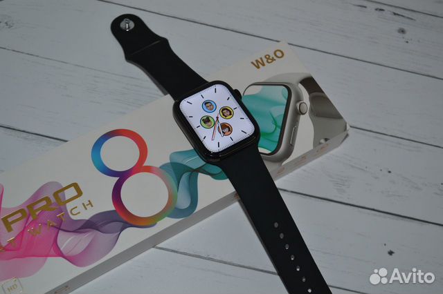 Apple watch series 8 45 мм черные