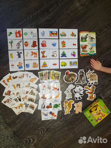 Детские книги и развивающие пазлы