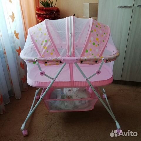 Детская кровать люлька для новорожденных