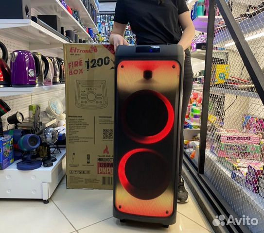 Напольная колонка eltronic 2051 Мощный бас