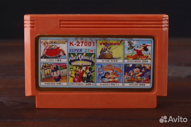 Картридж Dendy NES Сборник 27в1 19 реальных игр