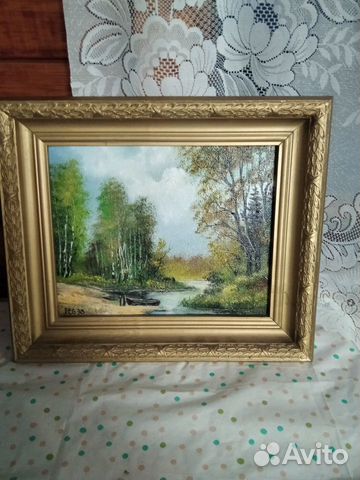 Картина маслом на холсте Лев Скобелин