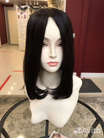 Накладка из натуральных волос на шёлке (40см)