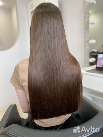 Кератиновое выпрямление