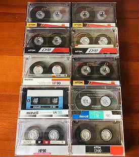 Аудиокассеты TDK набор 10 штук