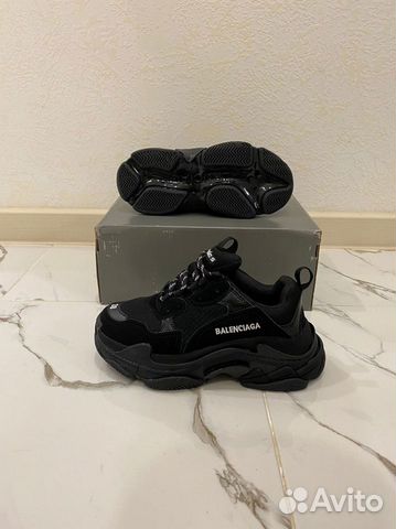 Кроссовки balenciaga triple s black