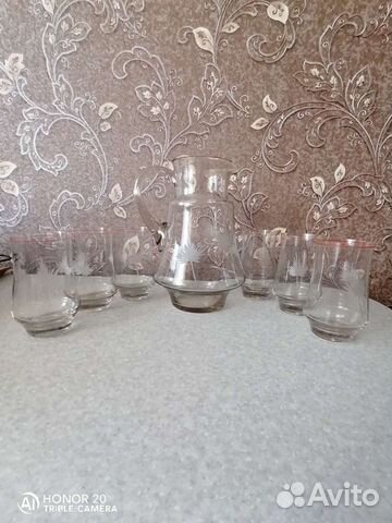 Посуда СССР графин и стаканы