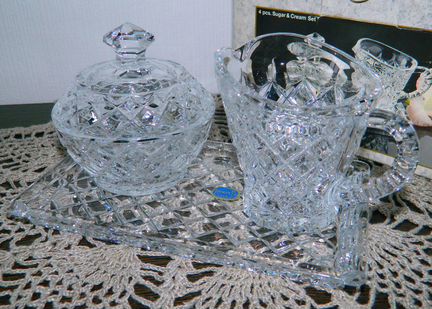 Набор из богемского хрусталя