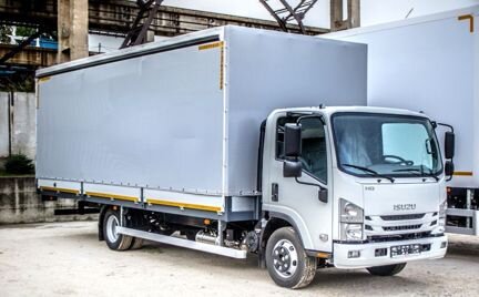 Тент на isuzu. Тентованный кузов на isuzu