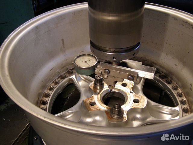 Увеличение центрального отверстия в дисках