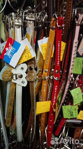 Ошейники, поводки, шлейки, ринговки