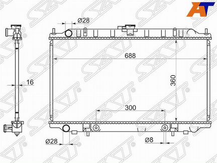 Радиатор nissan bluebird