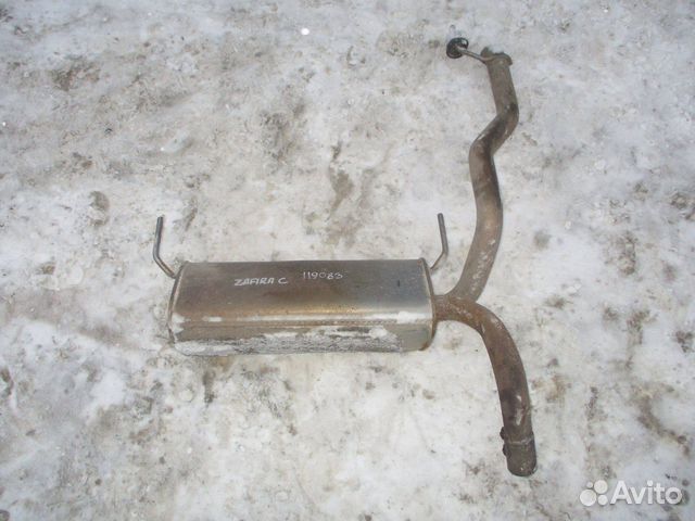 Глушитель основной Opel Zafira C