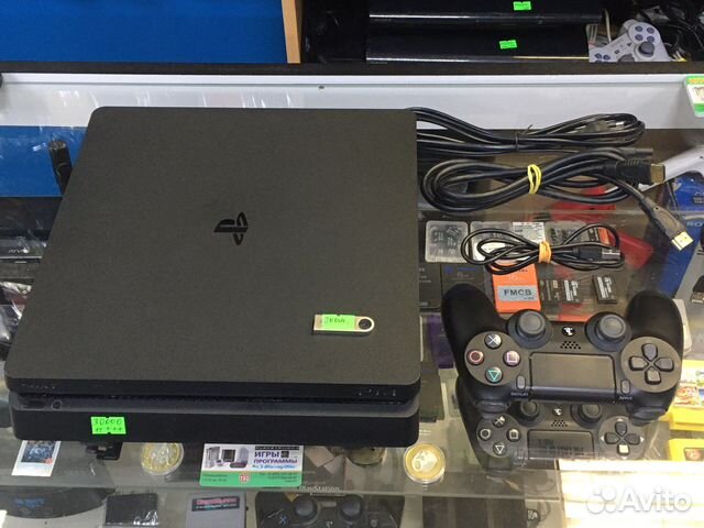 PlayStation 4 Slim 1 Тб 9.0 Прошитая+60 игр