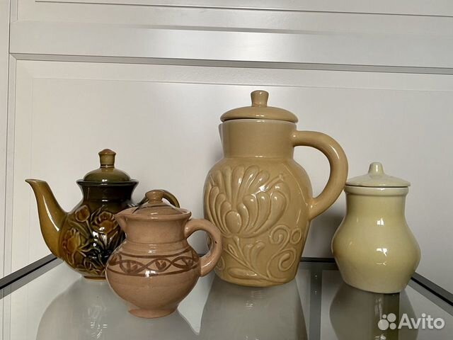 Кувшин, крынка, чайник, керамика, СССР, винтаж