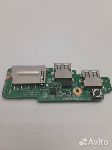 Плата USB и картридер для ноутбука DNS M500B